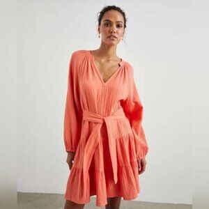 Rails Aureta Dress Papaya NWOT Small